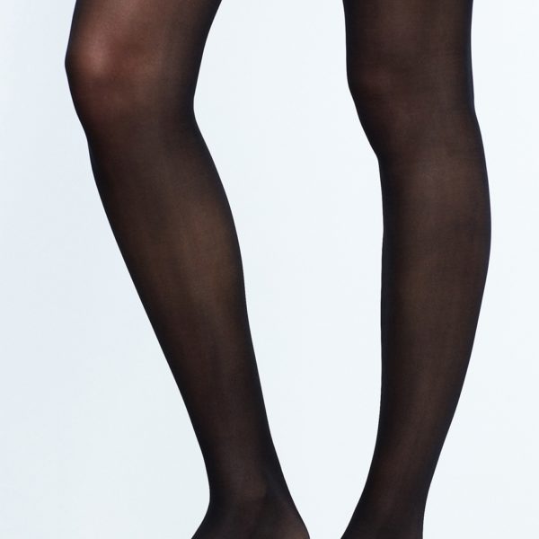 Fekete, 40 denes enyhén fényes harisnyanadrág