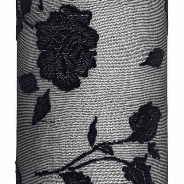 Rózsamintás fekete harisnyanadrág