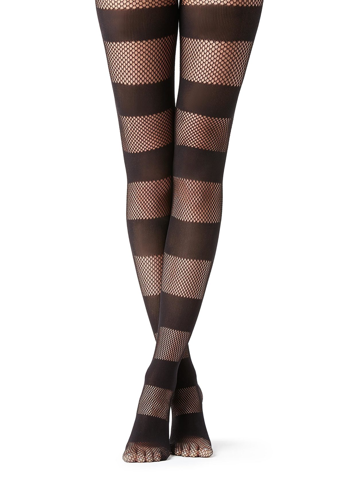 Calzedonia, necc harisnyanadrág csíkos motívummal