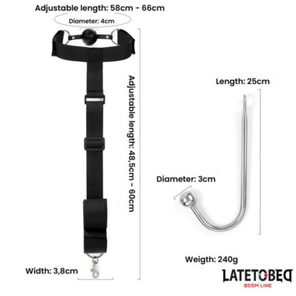 anál béklyó szett szájgolyós